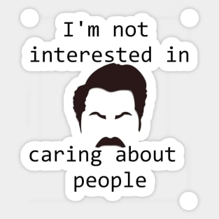 Ron Swanson Sticker